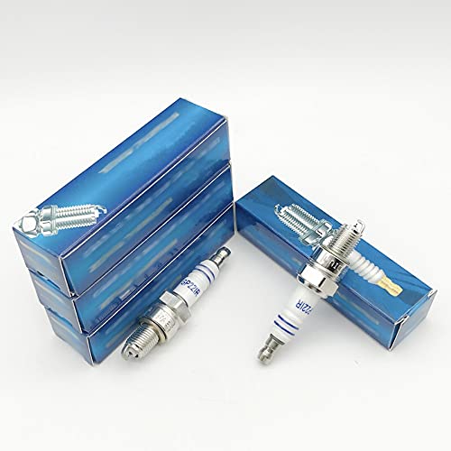 QKFTCSDW 2 Stück Iridium Bougie Spark Plug Hix-CR7 C7HS-IR/für CR7HIX CR7HSA CR7HVX A7RTC A7TC A7TC A6RTC A7TP IU22 IUF22 Z7G Bujia SS50M CR90(Blue Color) von QKFTCSDW