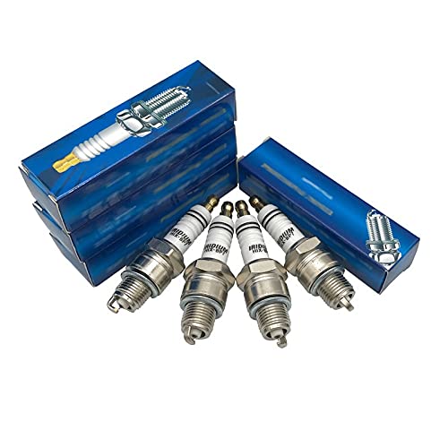 QKFTCSDW 4 Stück Iridium Two-Port Yacht Yacht Spark Plug SP7HIR / für W7BC BR7HIX IWF22 W22FPU10 BP7HIX BPR7HIX BP7HS B7HS-10 BR7HS B6HS (Iridium One) von QKFTCSDW