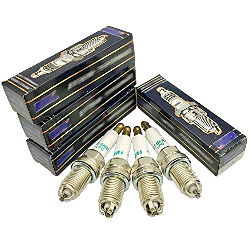 QKFTCSDW 6 Stück LPG GNNG GNL Spark Plug ant-bkr7-LPG K6RTC3J / Justierung für IK20 IK20TT VK20 BKR6EIX PFR7B-D BKR7EIX BKR-Gas LPG1 BKR6EIX-5LPG IFR7F-4D (Black Pack) von QKFTCSDW