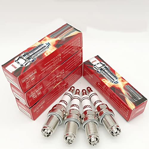 QKFTCSDW 6 Stück LPG GNNG GNL Spark Plug ant-bkr7-LPG K6RTC3J / Justierung für IK20 IK20TT VK20 BKR6EIX PFR7B-D BKR7EIX BKR-Gas LPG1 BKR6EIX-5LPG IFR7F-4D (Red Pack) von QKFTCSDW