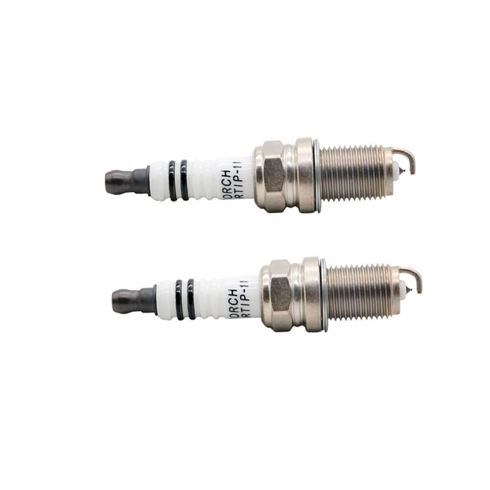 Zündkerze BCPR6EIX-11/PFR6G-11/IFR6T11/SIFR6A11 Ersatz der Kerze Iridium K6RTIP-11 SK20R11 (2 Stück mit Box) von QKFTCSDW