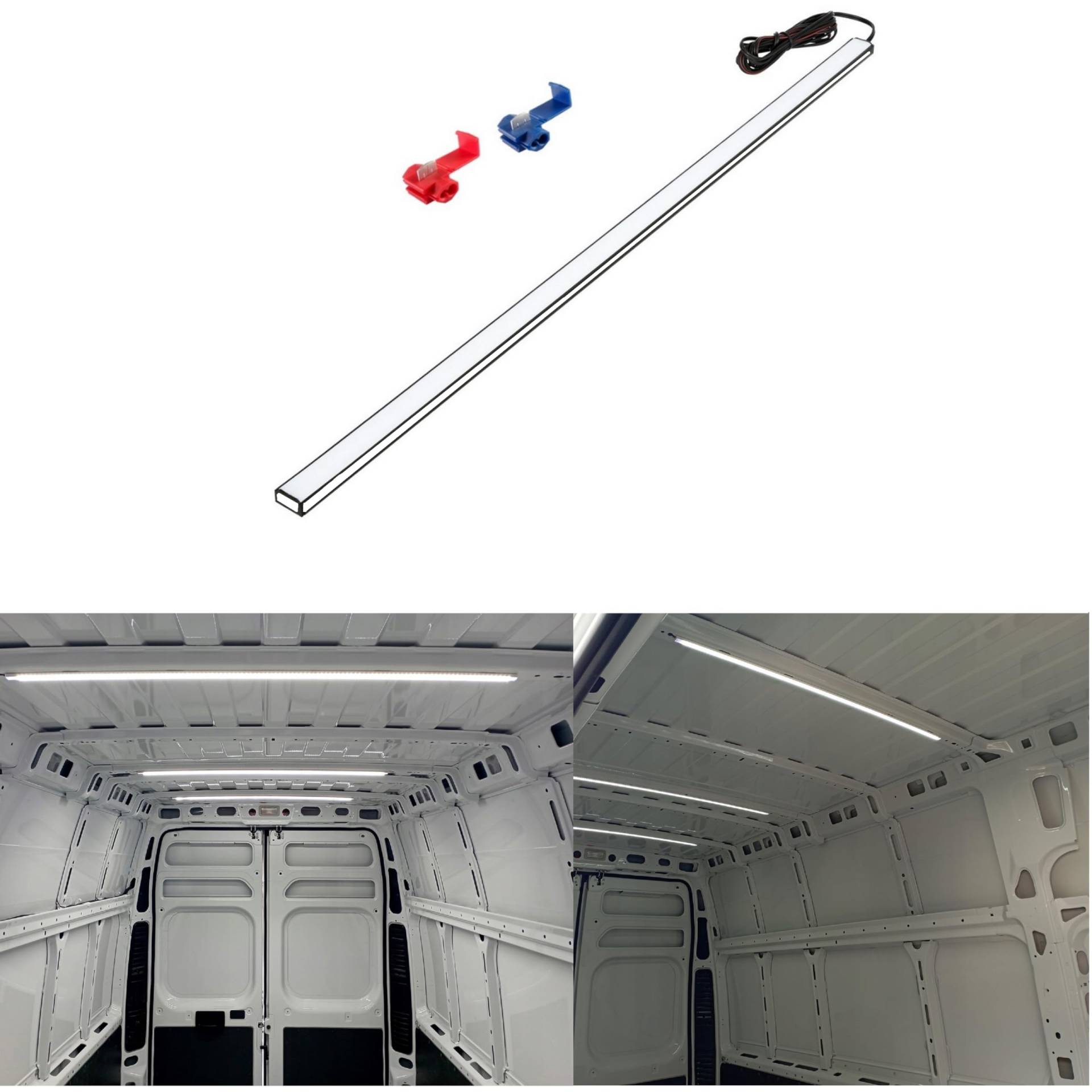 LED Laderaumbeleuchtung Innenbeleuchtung Kofferraum 50 cm Licht weiß frostig Farbe Licht Auto Wohnmobil Van Bus Caravan Boat Wohnmobil Küche Zimmer von QLS