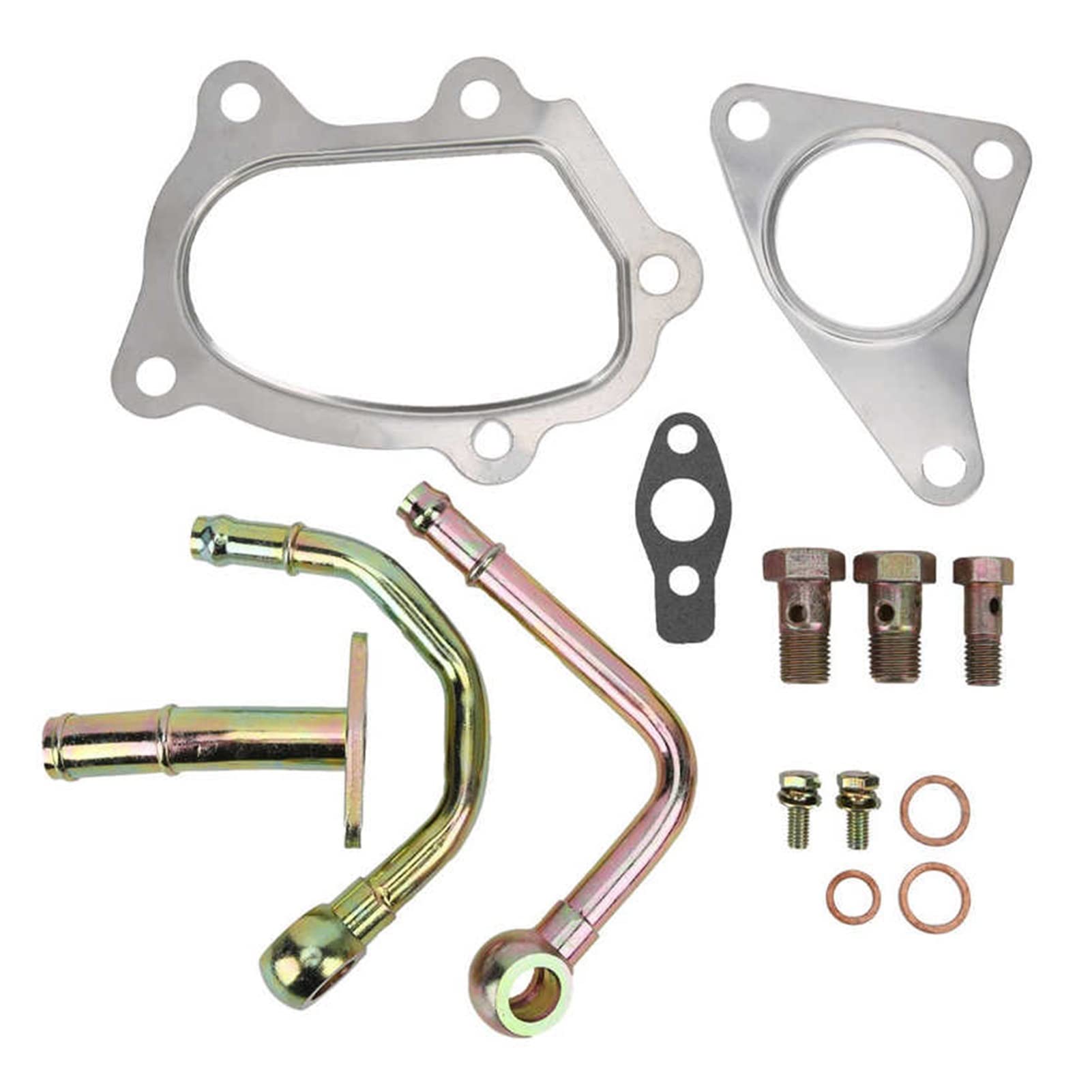 QMEMYUYCM Auto-Turbolader-Dichtungswaschmaschinen Bolzen Ölrücklauf-Pipe-Kit for Subaru kompatibel for Förster kompatibel/WRX TF035HM TD04L TD04HL Turbo Turbolader von QMEMYUYCM