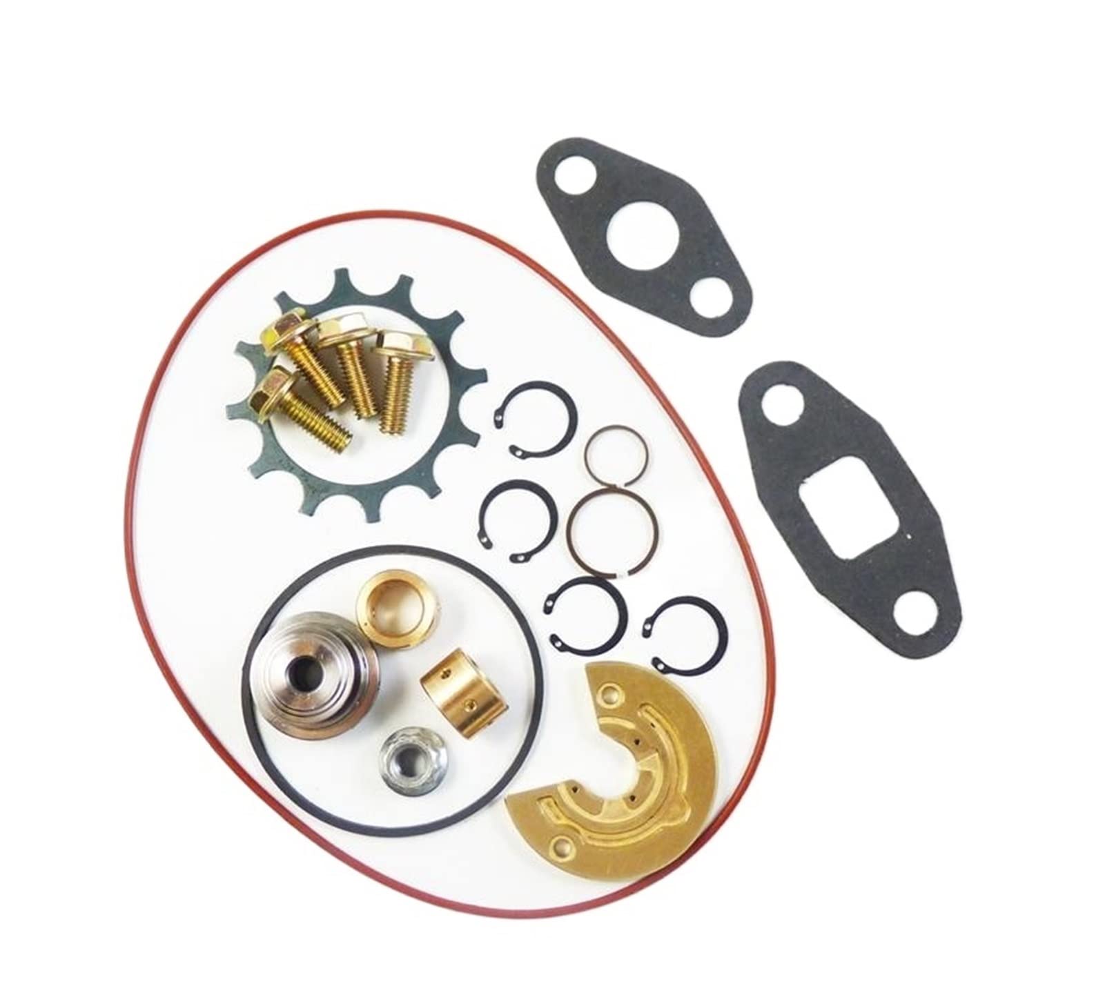 QMEMYUYCM Turbo-Ladegerät-Reparatur-Kit/Rebuild-Kit T3 T4 TB03 TA31 T04B T04E TBP4 Rebuild Service Kit Kompatibel for Garrett 468265-0000 707897-0001 Turbolader von QMEMYUYCM