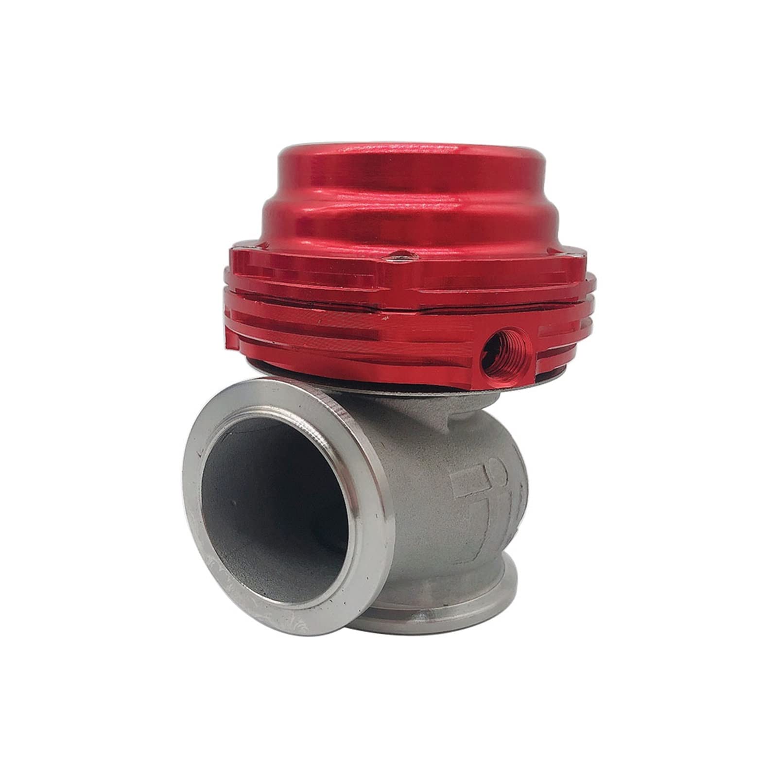 QMEMYUYCM Universal 38mm Turbo Externer Wastegate Mvs. for logo V-Band Flanschfedern Abfalltor for Superladet Turbo-Verteiler Turbolader(Red) von QMEMYUYCM