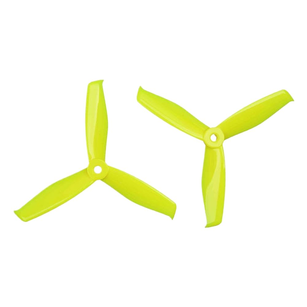 2 Paar 5 Farbe 5055 5 x 5,5 Zoll FPV PC 3 Propeller CW CCW kompatibel mit 2205 bis 2306 Motoren(Yellow 2pair) von QMLQRGKF