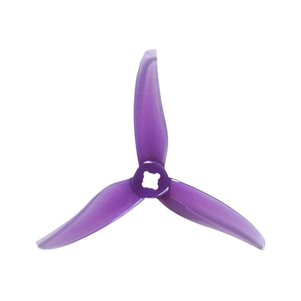 3520 3,5x2x3 3- PC-Propeller Kompatibel mit RC FPV Freestyle und Cine Whoop-Kanal-Drohnen 4pcs 2pairs(2pairs Purple) von QMLQRGKF