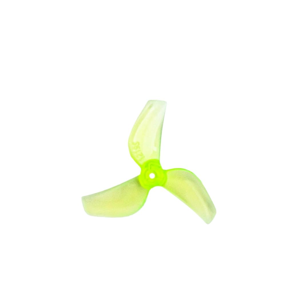 4 Paare 8 Teile Ultra leicht 3 Propeller 1219s kompatibel mit FPV Tiny Whoop Drone 0702 29000kV DIY -Teile(Clear Green 1mm) von QMLQRGKF