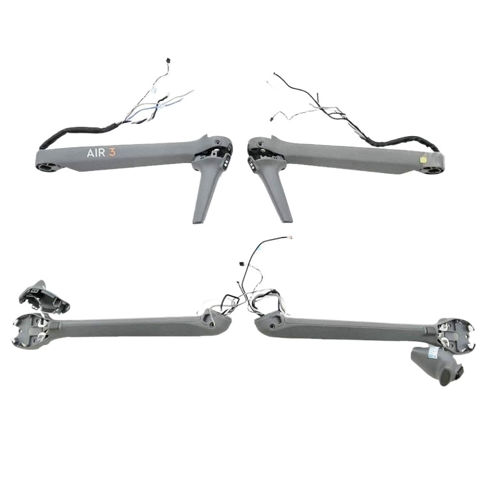 Luft 3 Arm -Ersatzteile Kompatibel mit Luft 3 Schale vorne hinten links rechts mit LED -Abdeckung und Schrauben(4 in 1 Arm) von QMLQRGKF