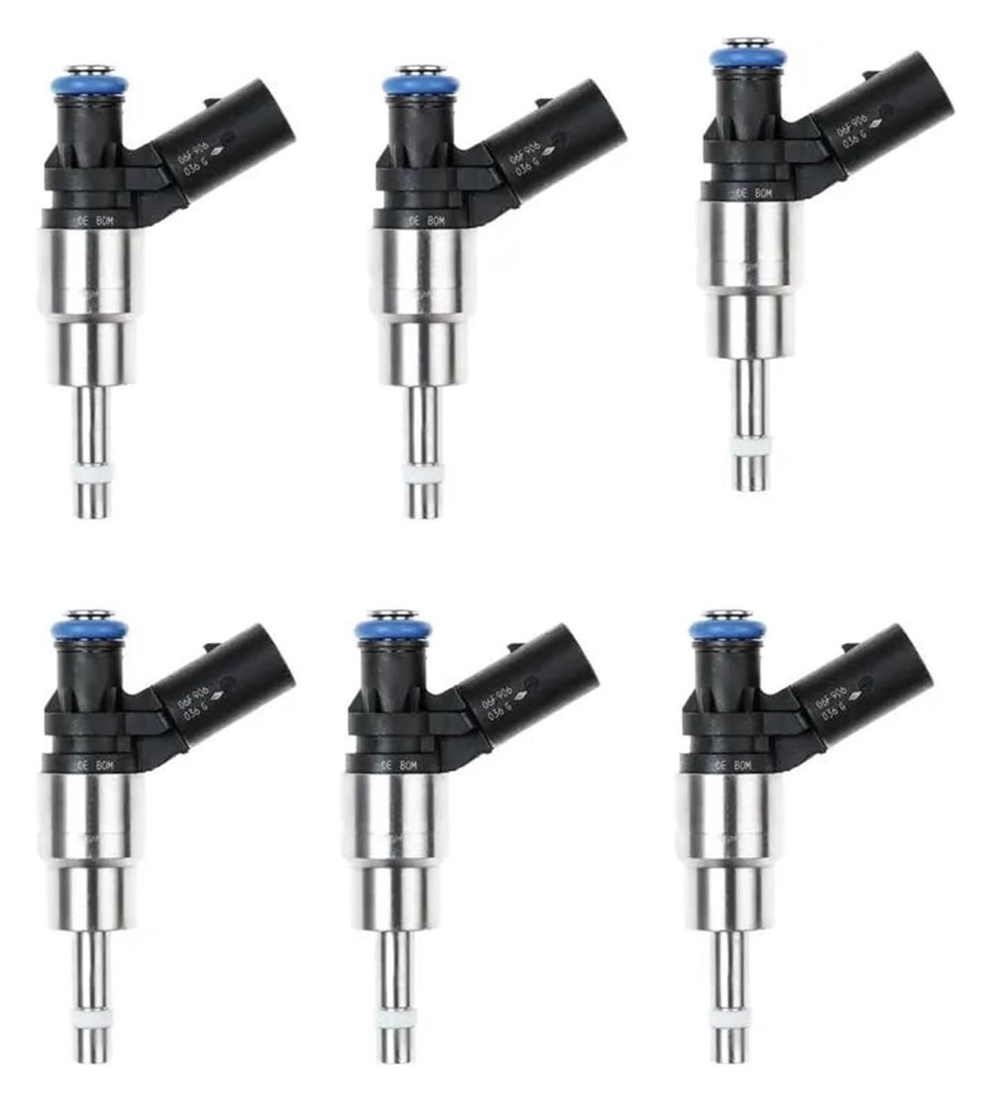 Automotive Benzin Einspritzdüsen Für Octavia BWA 2004-2008 Kraftstoff Injektor Düse Auto Kraftstoff Injektor 06F906036F 0261500074(6pcs) von QMTVFSRH