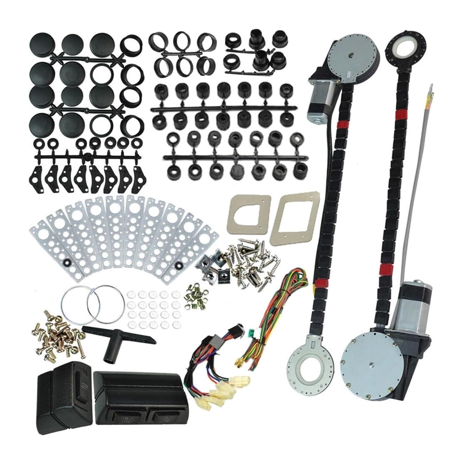 Fensterhebermotor Universal-Umrüstsatz Für Den Elektrischen Fensterheberregler Für 2-türige Fahrzeuge 2-türiger Pickup-Autofensterheber-Satz von QMTVFSRH