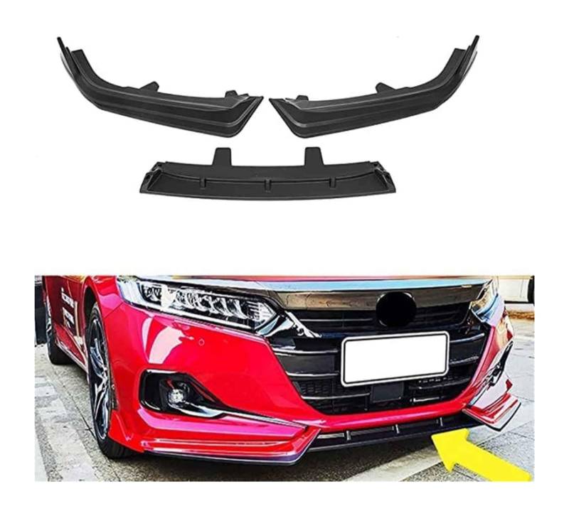 Frontspoiler Lippe Für A&ccord 10.5th Gen 2021 2022 Frontstoßstange Lippe Kinn Spoiler Carbon Fiber Look Frontdiffusor Diffusor Normal-C Matt(CMatte) von QMTVFSRH