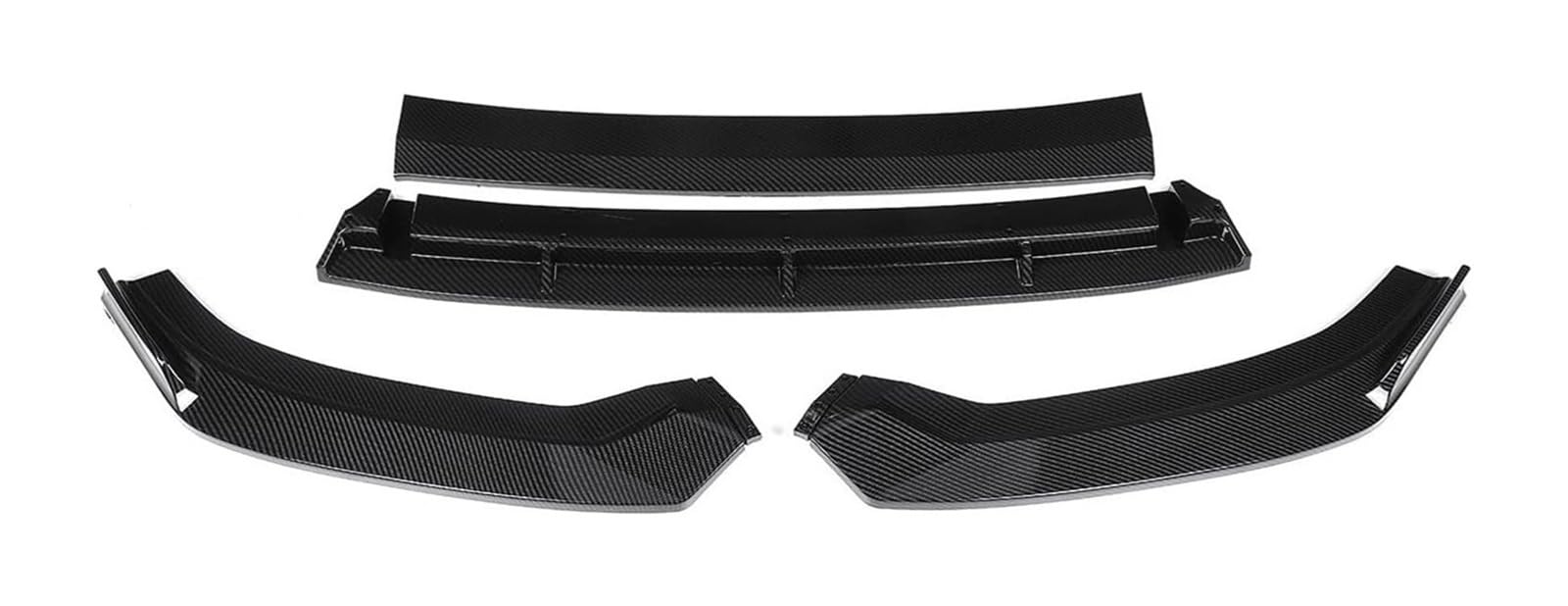 Frontspoiler Lippe Für A3 S Für Linie S3 2017-2019 Abnehmbare Auto Vorderen Stoßfänger Lippe Deflektor Lippen Bumper Spoiler Splitter Körper Kit Diffusor 4 Stücke(Carbon Fiber Look) von QMTVFSRH