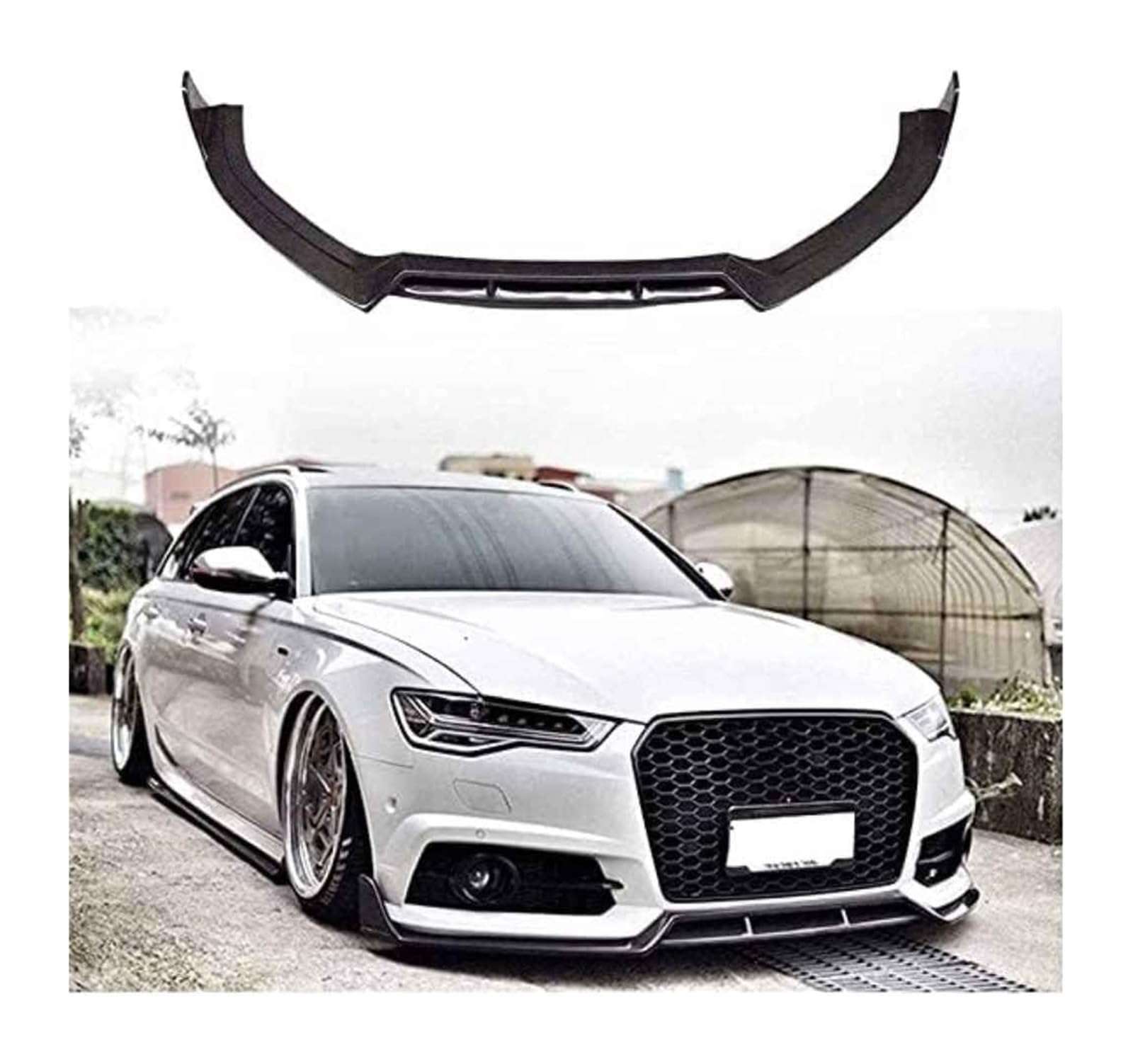 Frontspoiler Lippe Für A6 Sline S6 Limousine 2016-2019 Frontschürze Lippe Kinn Spoiler Carbon Look Front Diffusor Diffusor Auto Front Spoiler von QMTVFSRH