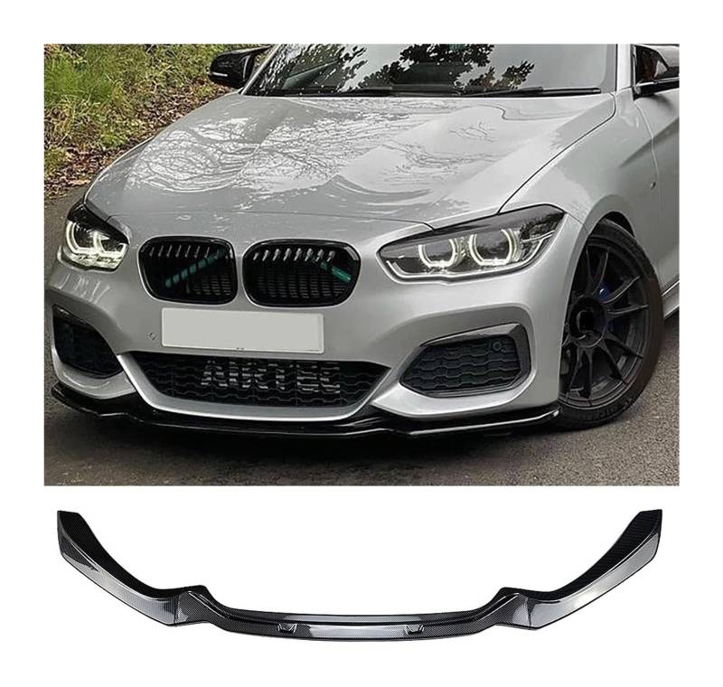 Frontspoiler Lippe Für B&MW 1 Series F20 F21 M-Pack M118i M120i M135i M140i 2015–2019 Frontstoßstange Lippe Kinnspoiler Carbon Look Frontdiffusor Diffusor von QMTVFSRH