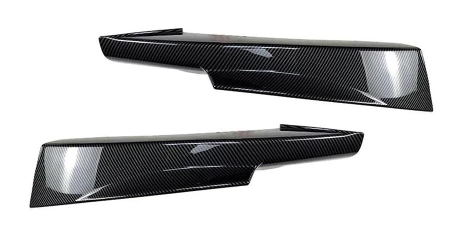 Frontspoiler Lippe Für B&MW E90 E91 3 Serie 320i 330i MTech Für LCI 2009-2012 Frontstoßstange Winkeldiffusor Seitensplitter Nebelspoiler Lippenabdeckung Aufkleber(Carbon black) von QMTVFSRH