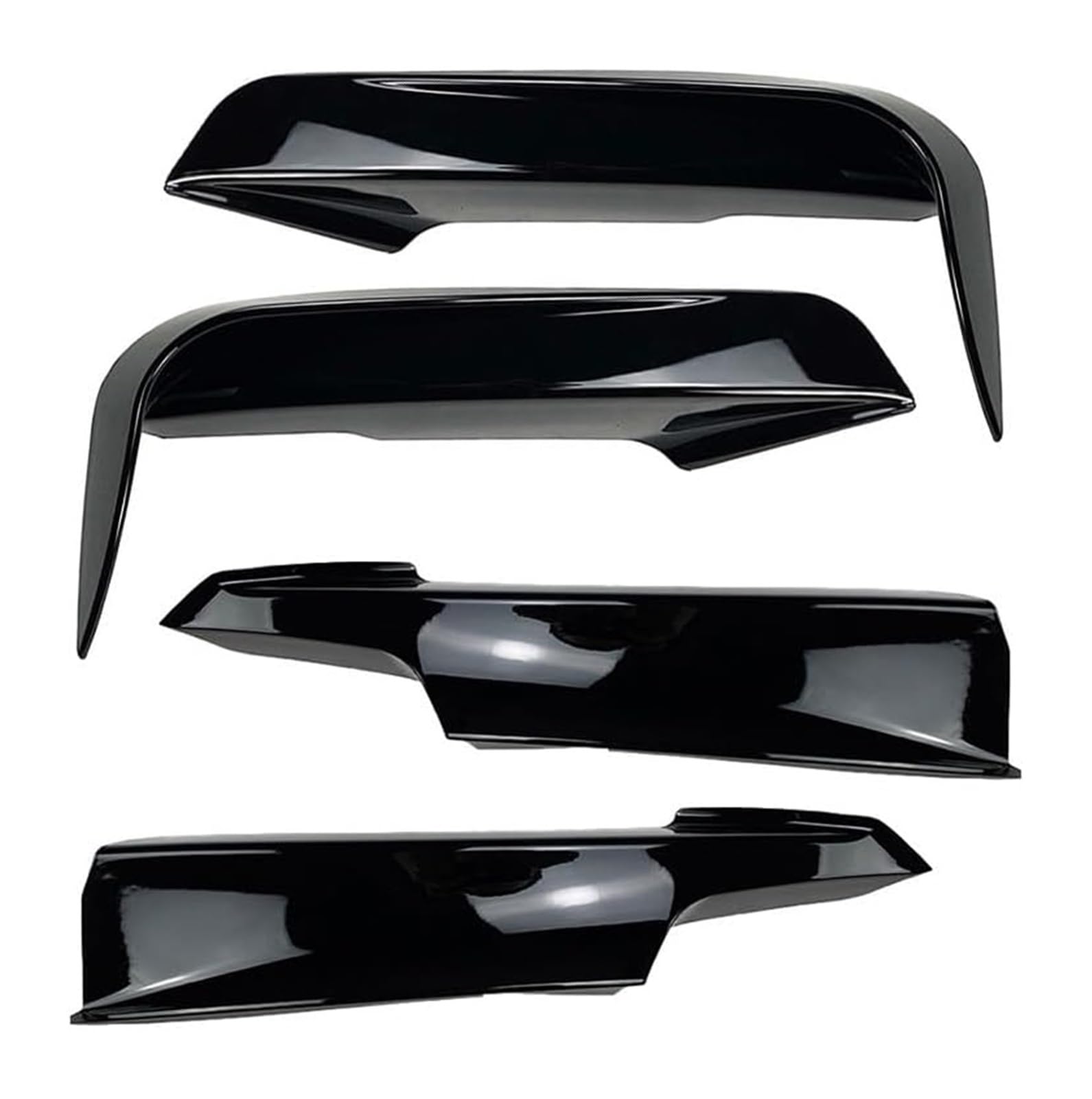 Frontspoiler Lippe Für B&MW F30 F31 F35 320i 328i 330i 335i 340i 316d 2012–2019 Frontstoßstange Splitter Trim Kit Nebelscheinwerfer Lampenabdeckung Canards Frontspoiler(Gloss Black Set) von QMTVFSRH