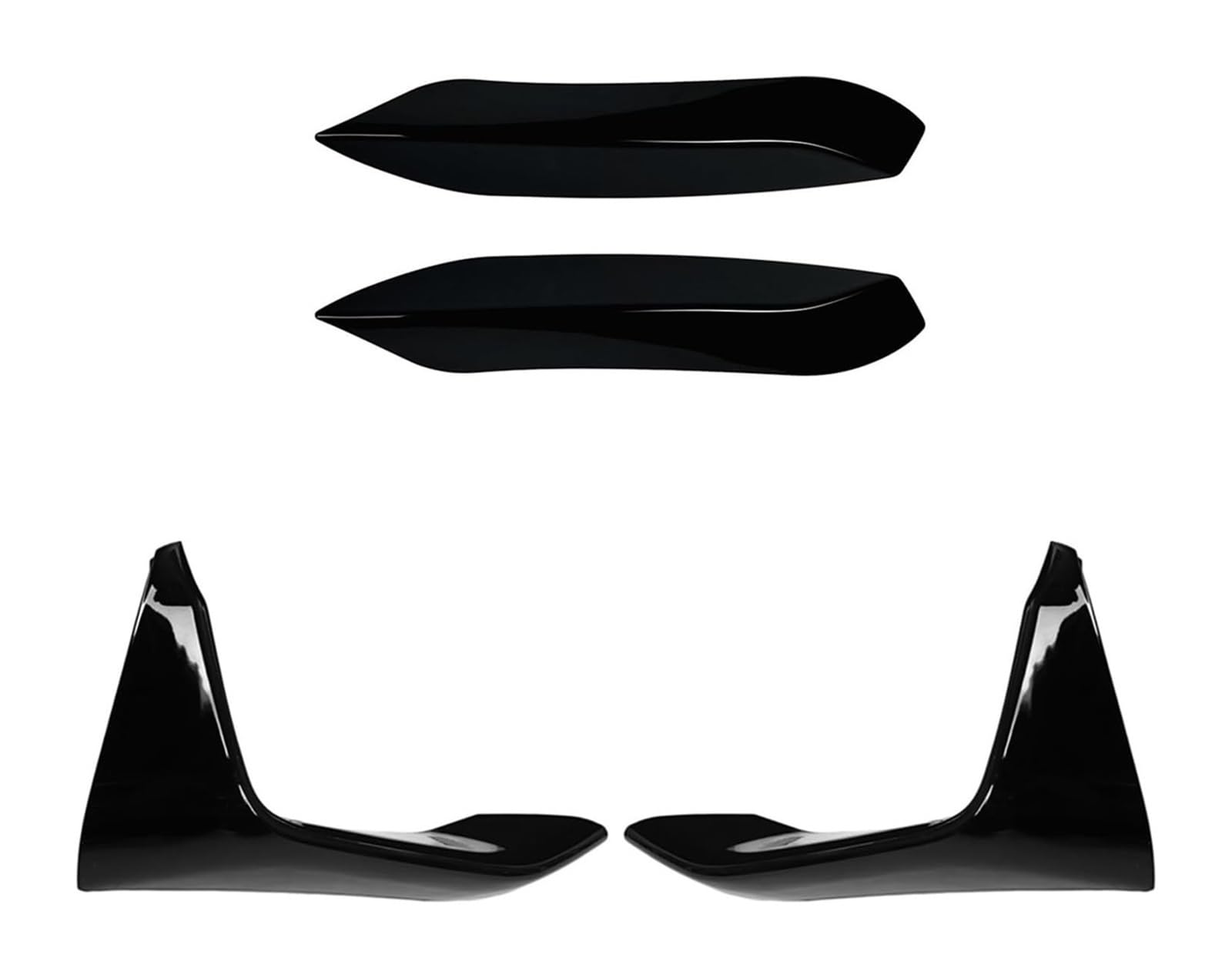 Frontspoiler Lippe Für B&MW F80 F82 F83 M3 M4 2014-2020 Nebelscheinwerfer Lampe Augenbraue Rahmenabdeckung Frontstoßstange Lippensplitter Canards Spoiler Frontspoiler(1 set) von QMTVFSRH