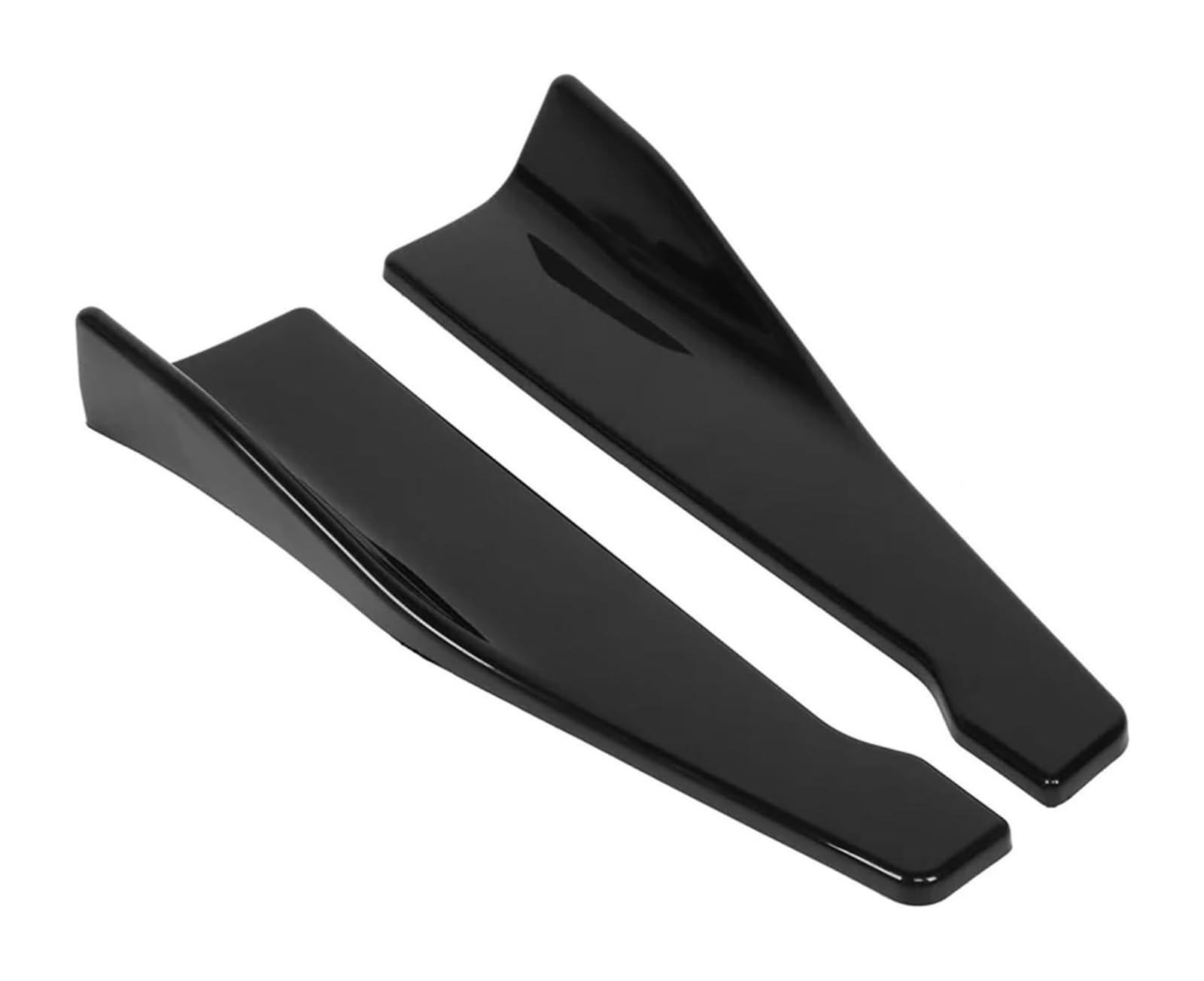 Frontspoiler Lippe Für B&MW Universal Auto Vorne Hinten Stoßstange Streifen Lip Spoiler Diffusor Splitter Kratzschutz 48 CM Länge Frontspoiler(Schwarz) von QMTVFSRH