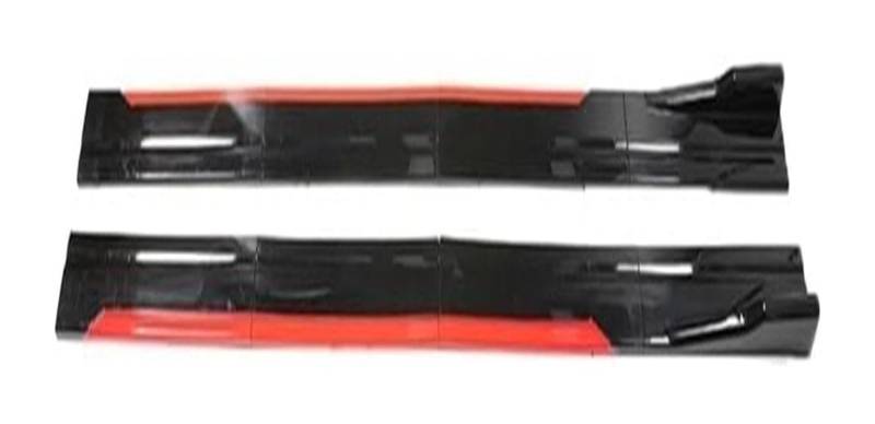 Frontspoiler Lippe Für B&MW W204 W205 F10/F11 520i 528i 535i 550i Alle Modelle Auto-Seitenschweller Frontspoiler 8 Stück Winglet-Splitter Lippen-Seitenspoiler(rot) von QMTVFSRH