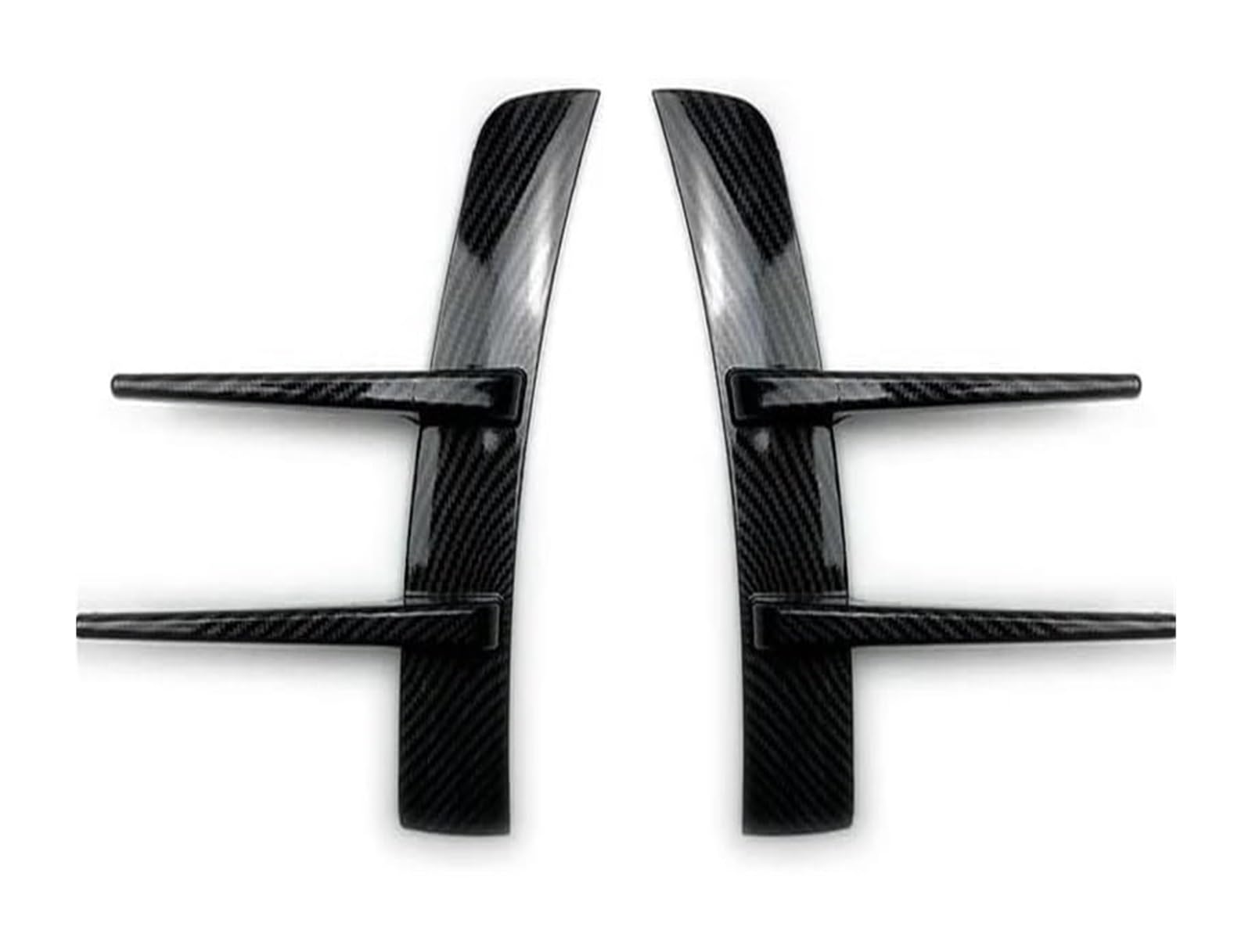 Frontspoiler Lippe Für B&enz A-Klasse A180 A200 A220 Frontstoßstangen Lip Air Vent Trim Spoiler Canards Splitter Zubehör Auto Frontstoßstangensplitter 2 Stück(Carbon) von QMTVFSRH