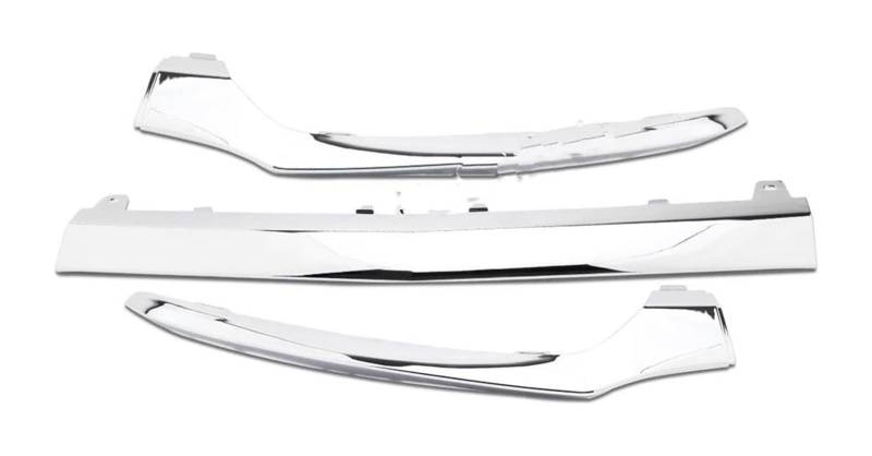 Frontspoiler Lippe Für B&enz C-Klasse W205 2014–2018 C300 C400 C63 Frontstoßstangen-Zierleiste Chrom-Formteil Lippenverkleidung Splitter Spoiler Auto-Frontspoiler(3pcs chrome) von QMTVFSRH