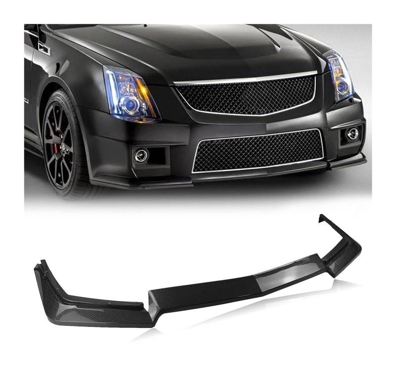 Frontspoiler Lippe Für Cadillac Cts-V 2009-2015 Frontschürze Lippe Kinn Spoiler Carbon Look Front Diffusor Diffusor Auto Front Spoiler von QMTVFSRH