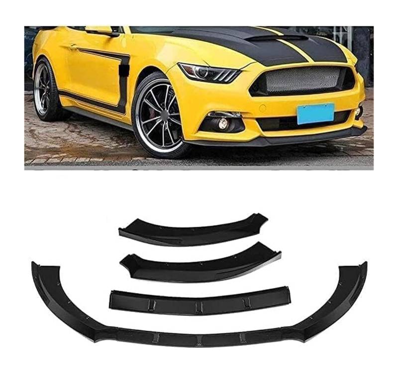 Frontspoiler Lippe Für Ford Für Mustang 2015-2017 Frontschürze Lippe Kinn Spoiler Carbon Look Front Diffusor Diffusor Auto Front Spoiler von QMTVFSRH