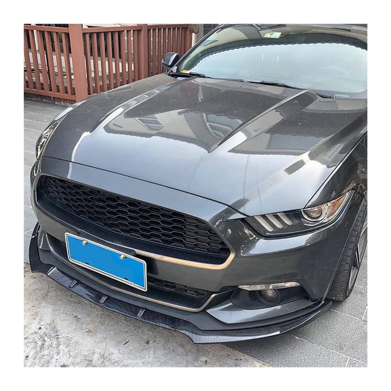 Frontspoiler Lippe Für Ford Für Mustang 2015-2017 Frontschürze Lippe Kinn Spoiler Carbon Look Front Diffusor Diffusor Auto Front Spoiler von QMTVFSRH