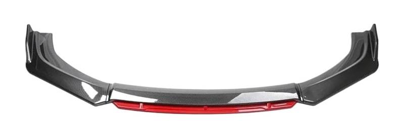 Frontspoiler Lippe Für Haval H6 Für GT Außen Teile Autos Auto Front Stoßstange Splitter Lippe Kinn Diffusor Körper Kit Schutzfolie(Carbon Red) von QMTVFSRH