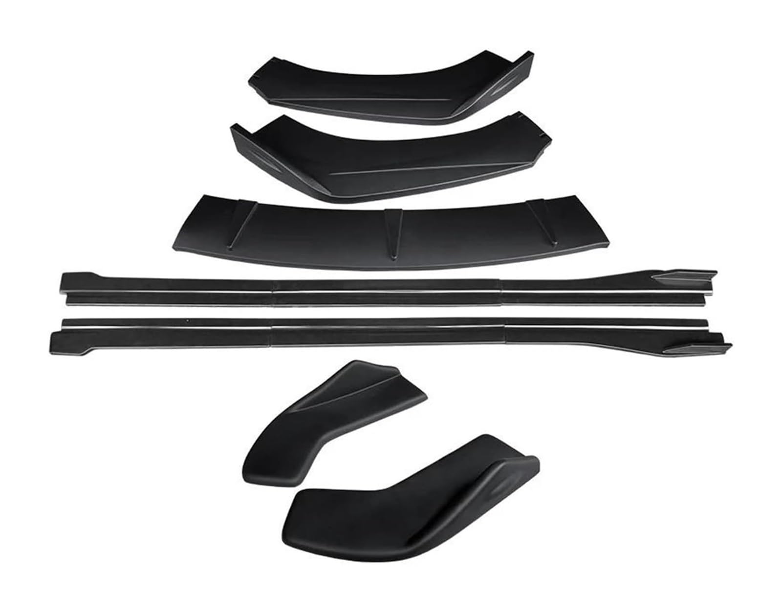 Frontspoiler Lippe Für Hyundai Für Veloster 2013–2017 Auto-Seitenschweller Erweiterungen Hinterer Wickelwinkel Frontstoßstangen-Splitter Lippenspoiler Seitenschweller(B) von QMTVFSRH