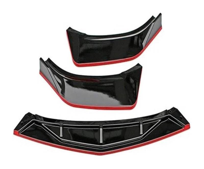 Frontspoiler Lippe Für Morris Für Garagen 5 Frontschürzen Splitter Für MG Für GT 5 2021-2023 Auto Body Kit Auto Front Spoiler Frontschürze Spoiler(Y Black-Red) von QMTVFSRH