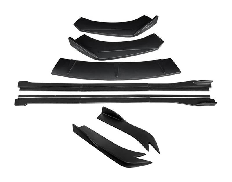 Frontspoiler Lippe Für RS6 2013-2018 Auto Front Stoßstange Splitter Lip Body Kit Spoiler Seite Röcke Extensions Hinten Wrap Winkel Seite Schritt Rock(B) von QMTVFSRH