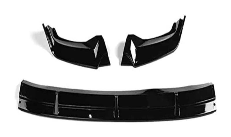 Frontspoiler Lippe Für VW Für T&iguan 2017-2020 Frontstoßstange Lippe Kinnspoiler Carbon Look Frontdiffusor Diffusor Normal-C Mattschwarz(BGlossyBlack) von QMTVFSRH