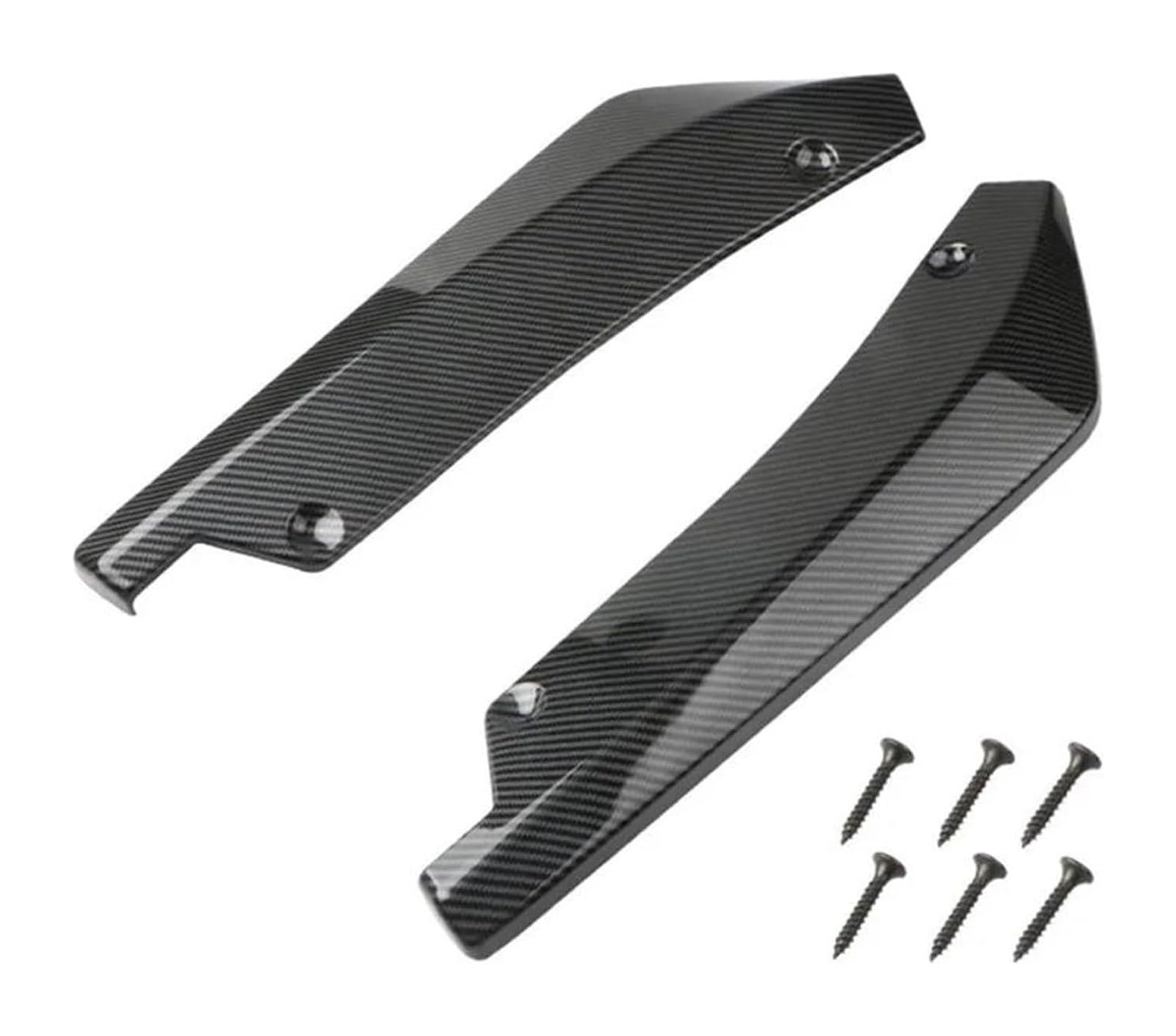 Frontspoiler Lippe Universal Auto Vorne Hinten Stoßstange Streifen Lip Spoiler Diffusor Splitter Kratzschutz Winglets Seite Rock Verlängerung Seite Schritt Rock(Carbon Fiber) von QMTVFSRH