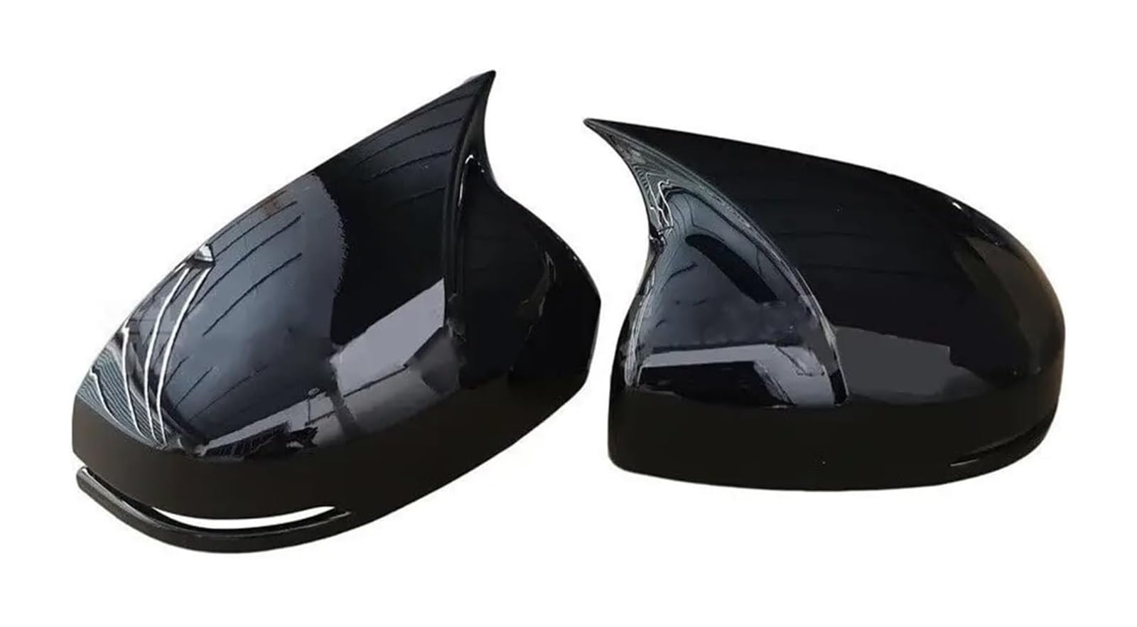 Spiegelkappen Für Jazz Für Shuttle Für City 2014-2018 Außenspiegel-Abdeckkappe Auto-Rückspiegel-Seitenaufkleber Außentürgehäuseverkleidung(With Light Black) von QMTVFSRH
