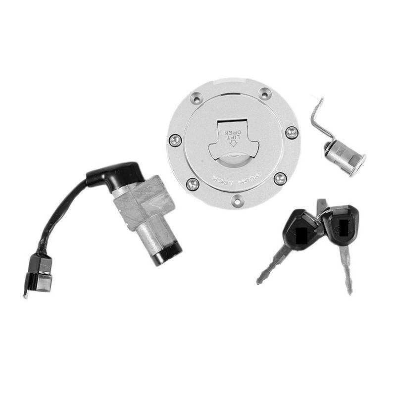 Kraftstofftankdeckel Kappe Motorrad Teile Schloss Schlüssel Set Zündung Schalter Seite Abdeckung Kraftstoff Tank Gas Abdeckung Kappe Schloss Für Ho&nda Cb190r Cbf190r von QNDHFITLD