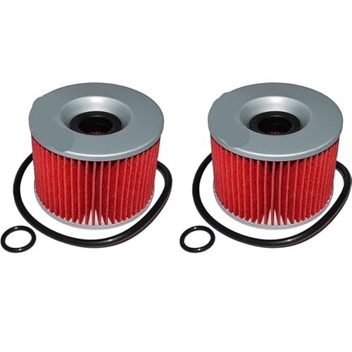 1/2/3 Stück Motorrad-Ölfilter for ZZR1100 ZZR1200 ZZR250 ZRX1100 ZRX1200R ZR1100 ZEPHYR 1100 RS ZR400 X 400 ZR550(2 Pieces) von QOFBRYXLV