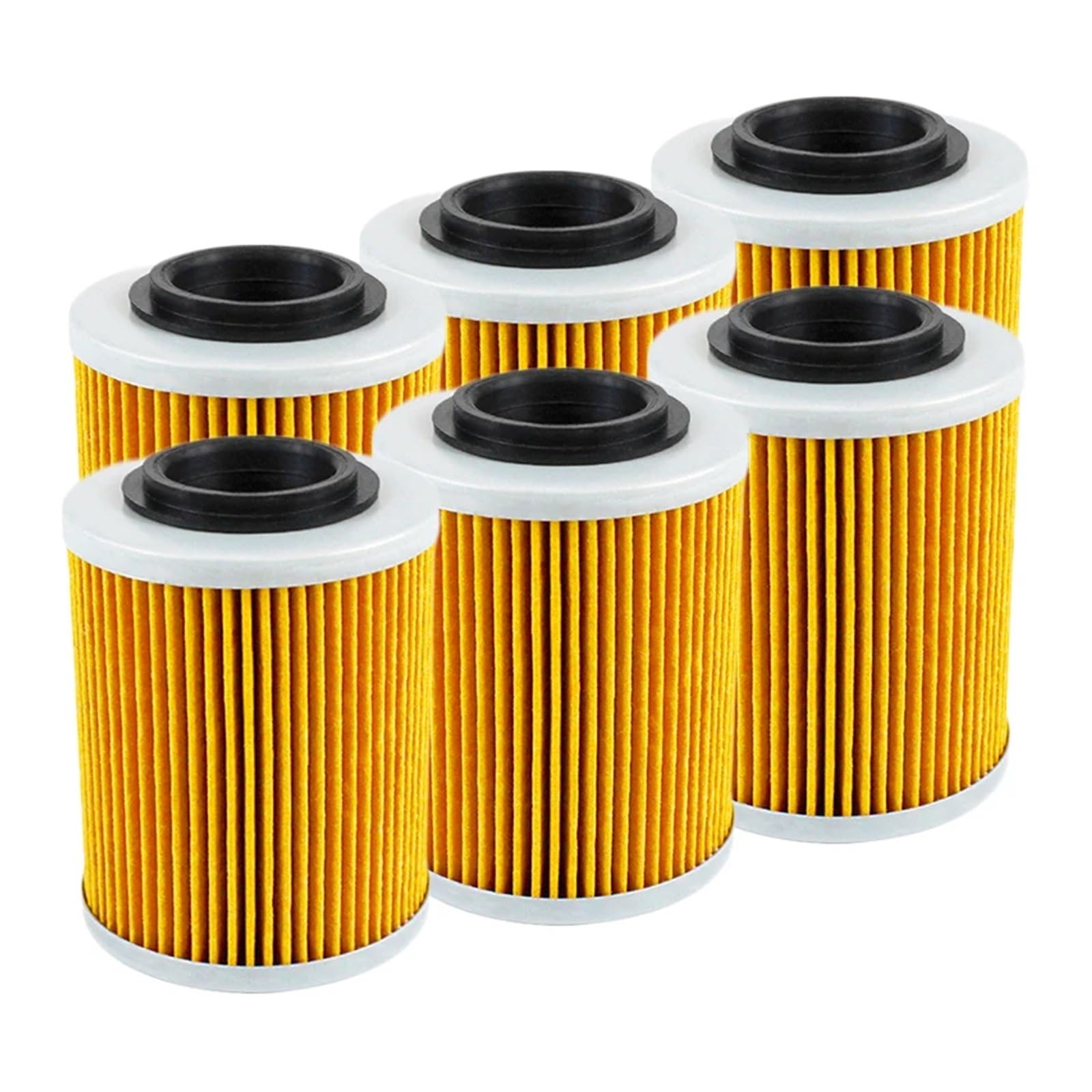 2/4/6 Stück Motorrad-Ölfilter for DS650 Commander Max 800 1000 800R 1000R Maverick X3 Defender HD10 HD8(6pcs-yellow) von QOFBRYXLV