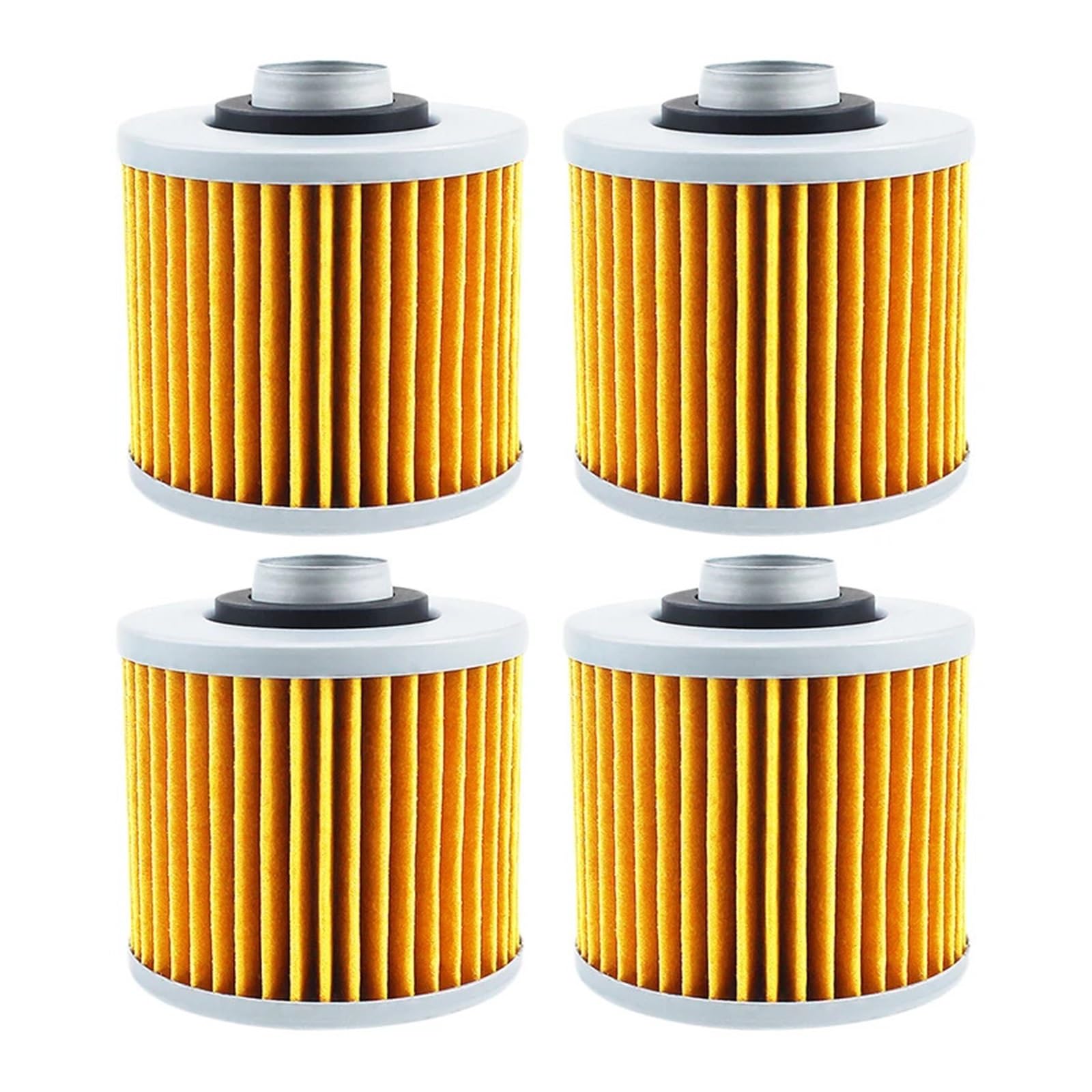 2/4/6 Stück Motorrad-Ölfilter for Dragstar XVS125 XVS250 XVS400 V-Star XVS 125 250 400 XVS650 XVS 650 XVS1100 XVS 1100(Yellow-4 pcs) von QOFBRYXLV