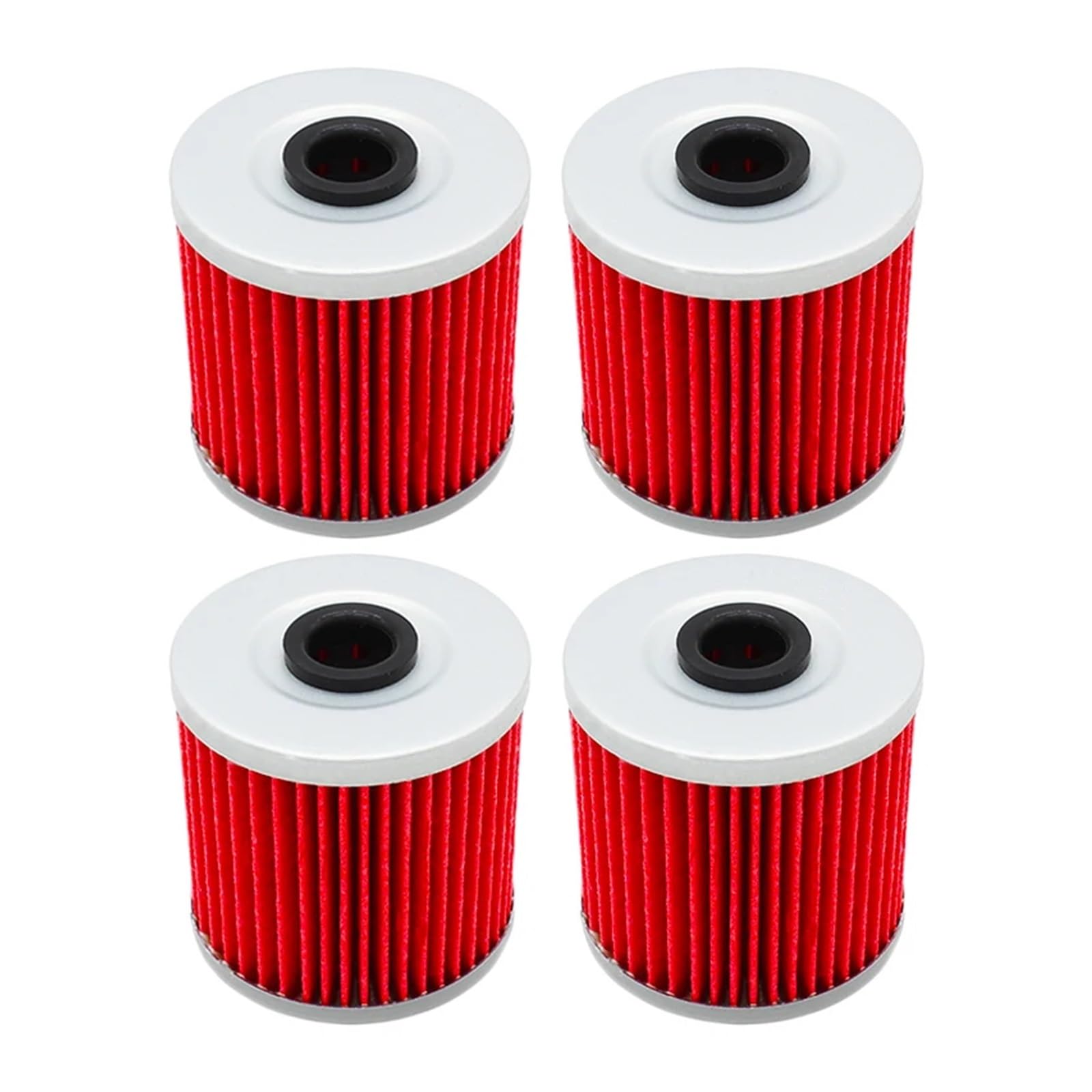 2/4/6 Stück Motorrad-Ölfilter for KL250 KL600 KL650 Tengai 650 KLR250 KLR600 KLR650 Camo KLR 650 KLX650 KLX650R(4pcs-red) von QOFBRYXLV