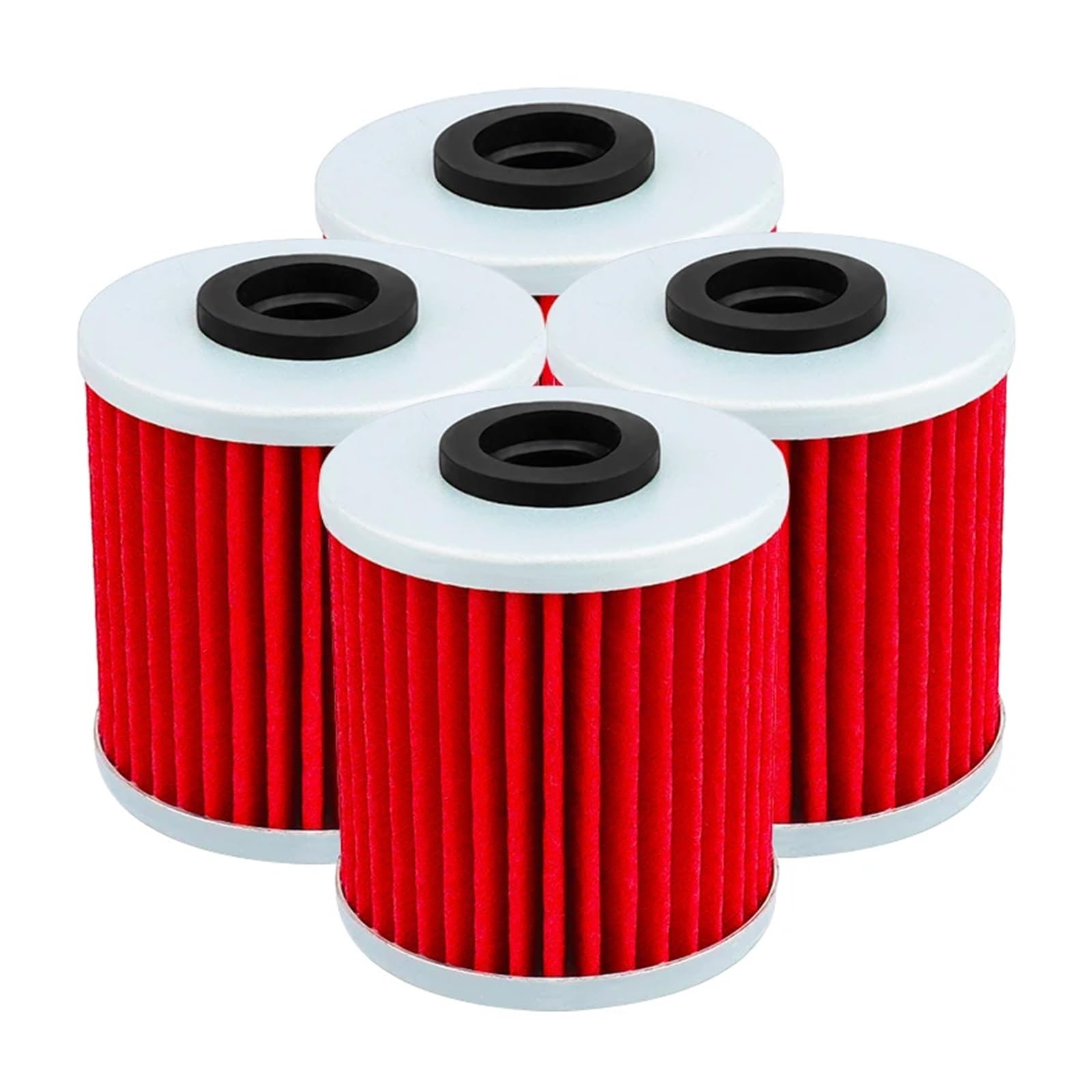 2/4/6 Stück Motorradteile Ölfilter for KX250 KX250F KX250X 2004–2023 KX450 KX450F KX450X KX450SR 2016–2023(4pcs-red) von QOFBRYXLV