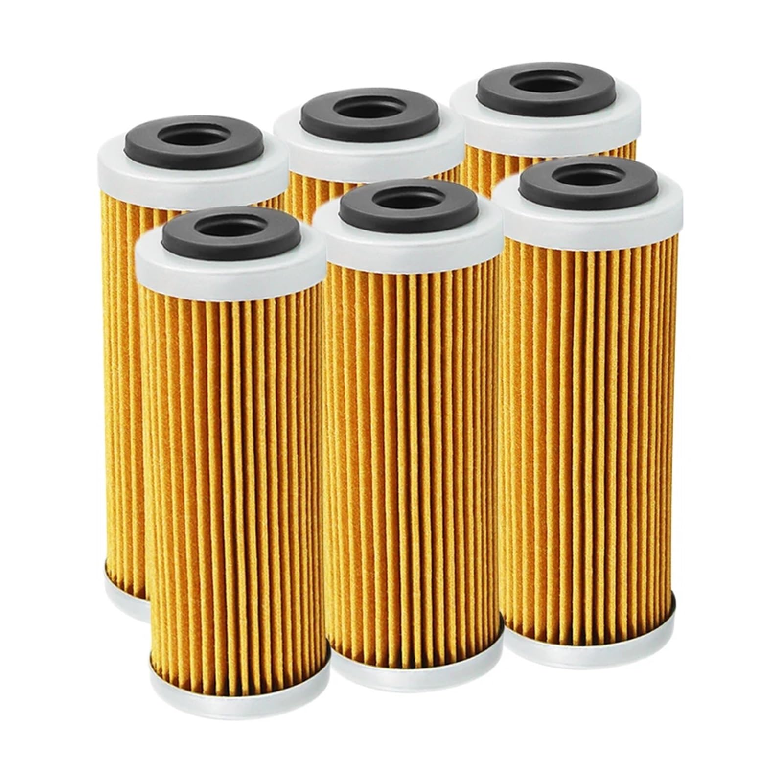 4/6 Stück Motorrad-Ölfilter for SX SXF SXS for EX/C EXC-F EXC-R XCF XCF-W XCW SMR 250 350 400 450 505 530 2007–2020(Yellow-6 pcs) von QOFBRYXLV