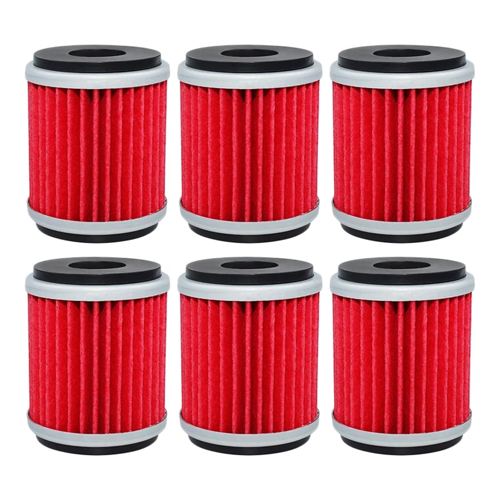 Motorrad-Ölfilter for MT125 YZF R125 R15 VP125 YP125 Xmax XG250 XT250 YBR250 CZD300 T110 Crypton Tricity 292(6pcs-red) von QOFBRYXLV