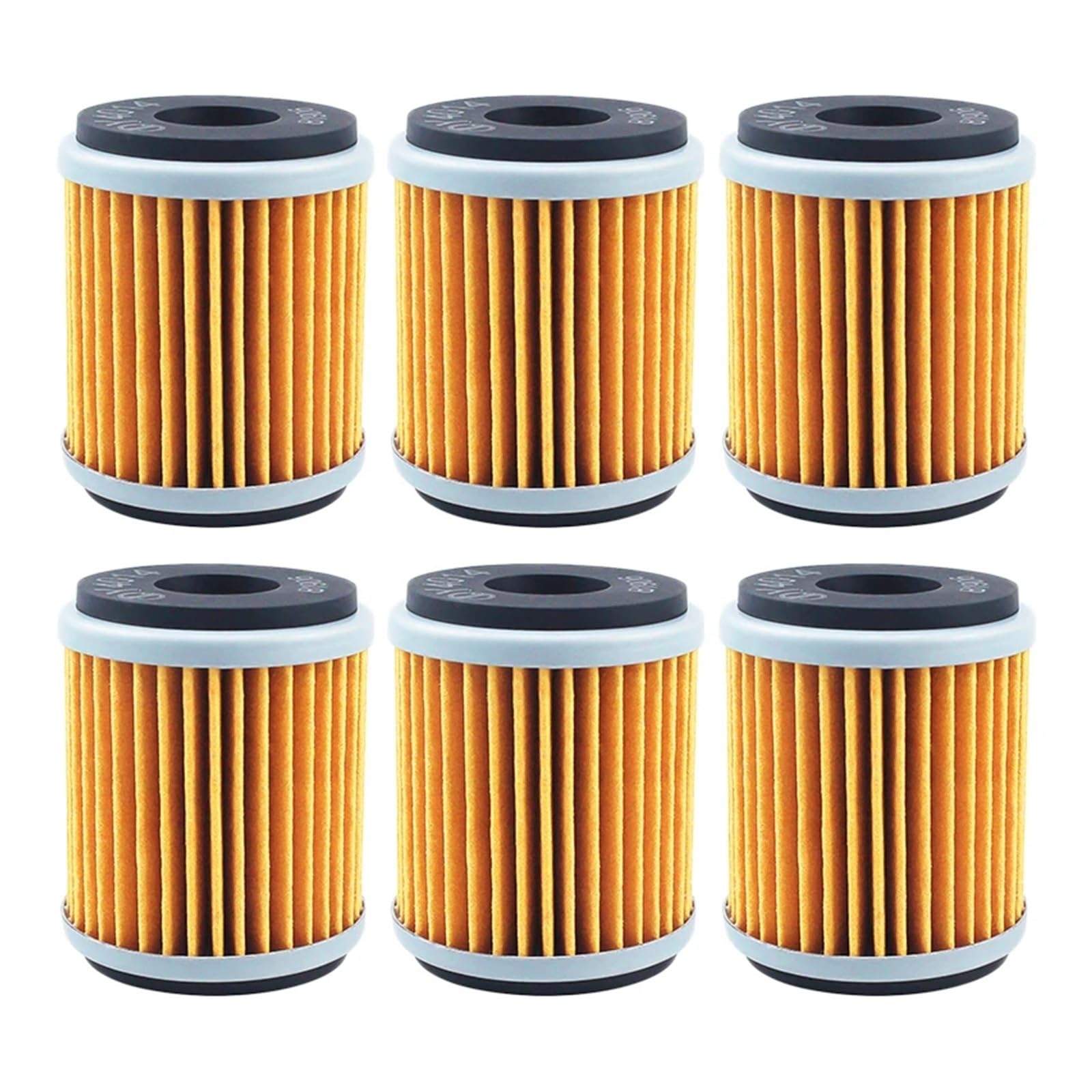 Motorrad-Ölfilter for MT125 YZF R125 R15 VP125 YP125 Xmax XG250 XT250 YBR250 CZD300 T110 Crypton Tricity 292(6pcs-yellow) von QOFBRYXLV