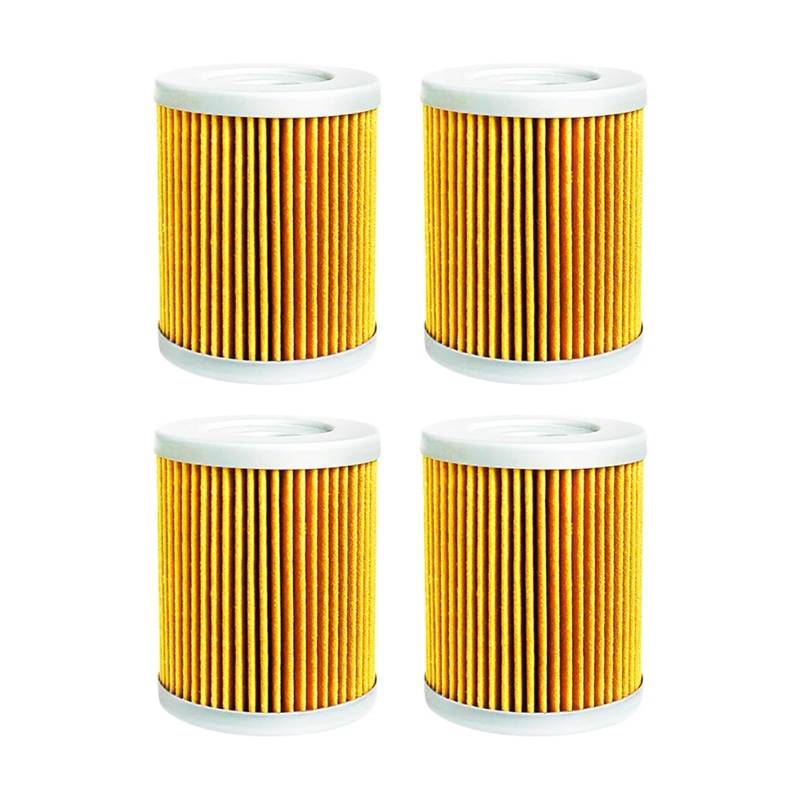 Motorrad-Ölfilter for Quadsport LT160 LTZ250 Quadrunner LT230 LTF230 LT250 LT300E LTF160 Ozark LTF 250 LTF300(4pcs-yellow) von QOFBRYXLV