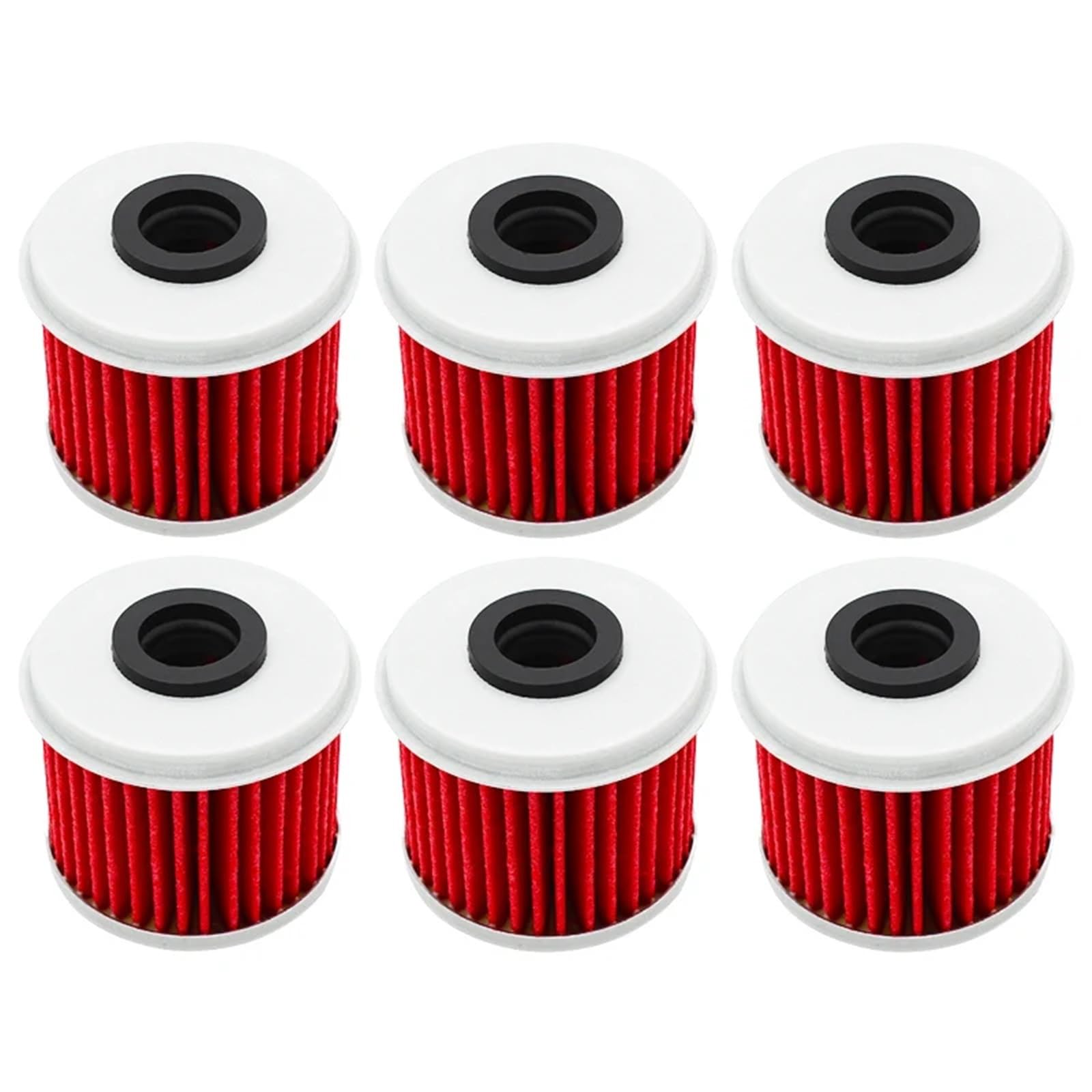 Motorrad Teile Öl Filter for CRF150F CRF150R CRF250R CRF250RX CRF250X CRF450L CRF450X CRF450R CRF450RL TRX450R TRX450ER(6pcs-red) von QOFBRYXLV