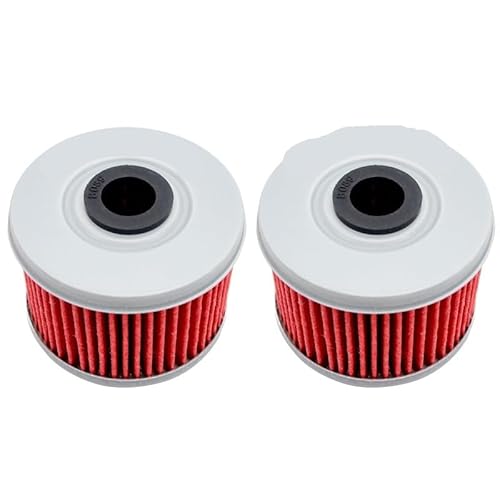 Motorrad Teile Öl Filter for XL125V VT125C TRX300X TRX400EX TRX300EX TRX500TM TRX350TM TRX350TE TRX350FM XL 125 VC(2 Pieces) von QOFBRYXLV