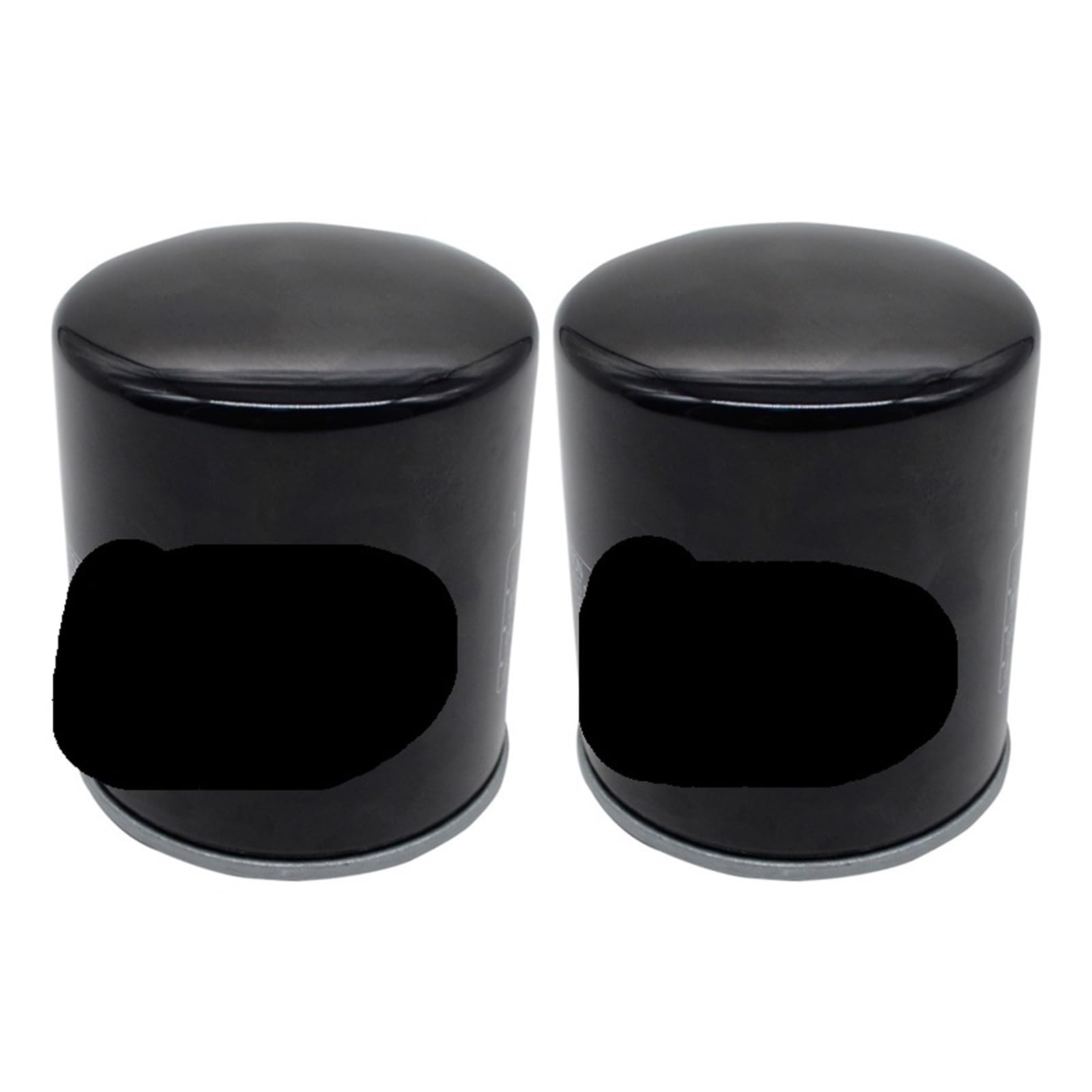 Motorrad Teile Weiß/Schwarz Öl Filter for XL883N EISEN XL883L SUPERLOW 54 CI XL883 R/C SPORTSTER ROADSTER(2 Pieces Black) von QOFBRYXLV