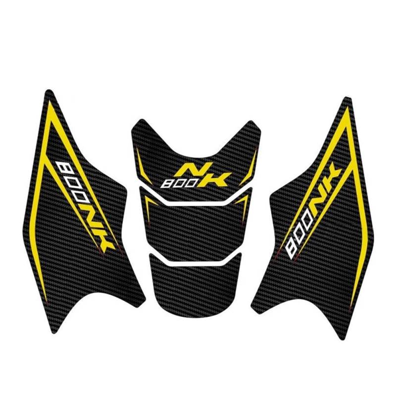 Motorrad Tank Pad Aufkleber Pad FÜR CFMOTO CF800NK CF 800 NK 800NK 2023 Motorrad Anti Slip Heizöl Tank Pad Seite Knie Grip Aufkleber Schutz Aufkleber Pads von QOFYCNSKGF